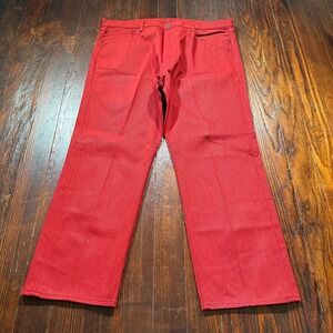 Levis 501‎ XX Jeans Mens 42x30 Red Button Fly Relaxed Straight Shrink to Fit